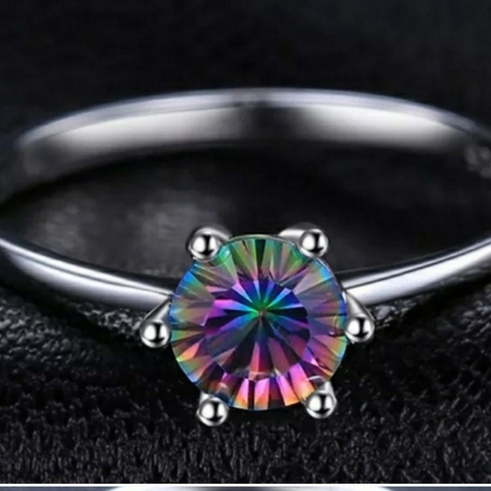 Mystic Fire Topaz Ring